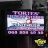 LED bilbord Mladenovac P20 DIP 2.8x1.4m