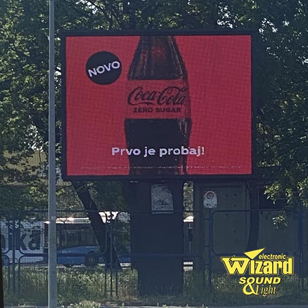 LED displej Futoška Novi Sad P16 DIP 4x3m