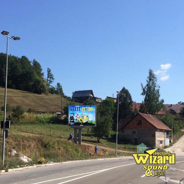 LED panel Novi Pazar P16 DIP 4x3m granični prelaz