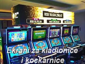Ekrani za kladionice i kockarnice