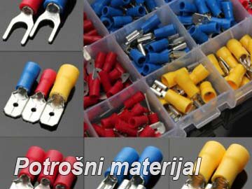 Blok kleme i papučice za stabilno povezivanje elektro instalacije LED ekrana Wizard Ruma